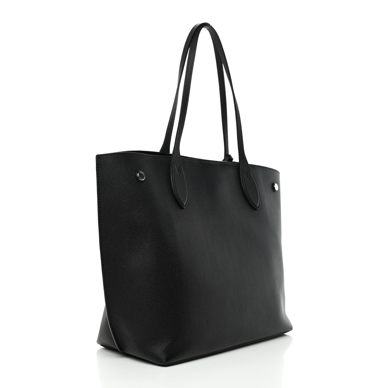 Louis Vuitton Calfskin Lockme Go Tote Black 3 of 8