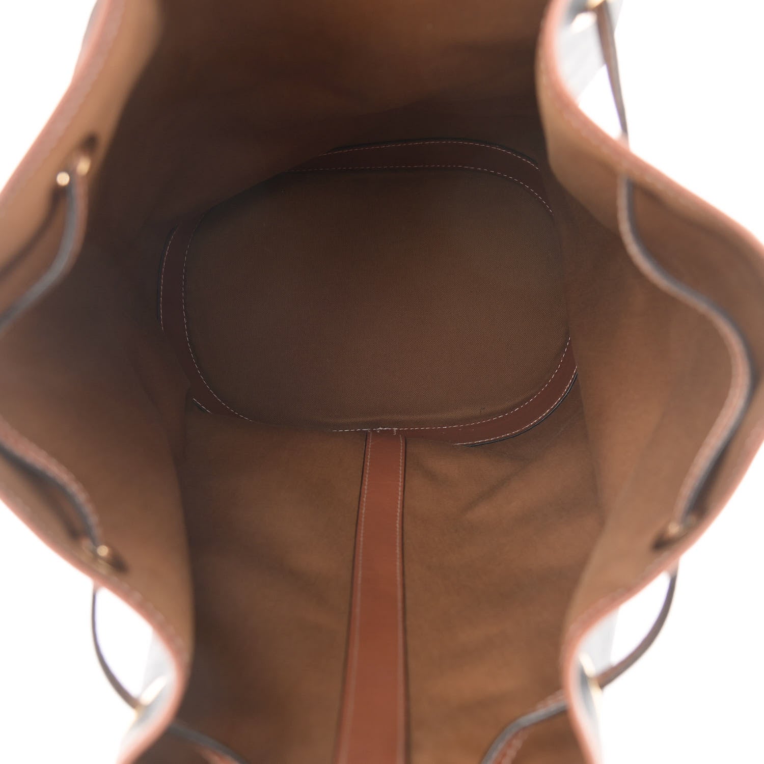 Celine Triomphe Canvas Calfskin Medium Sailor Bag Tan 5 of 11
