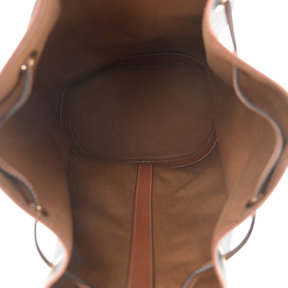 Celine Triomphe Canvas Calfskin Medium Sailor Bag Tan 5 of 11