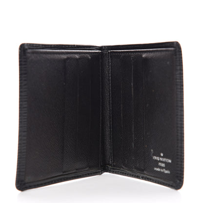 Louis Vuitton Epi 6 Card Billfold Wallet Black 5 of 7