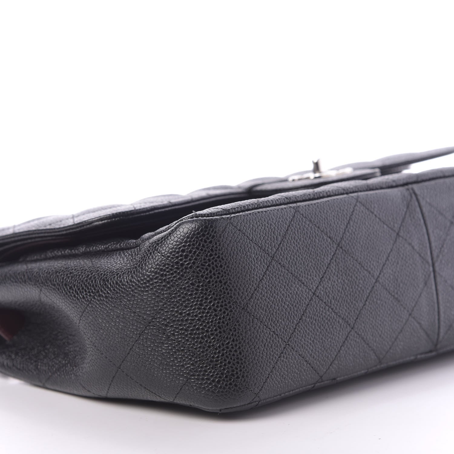 Chanel Caviar Quilted Jumbo Double Flap Black 6 of 12
