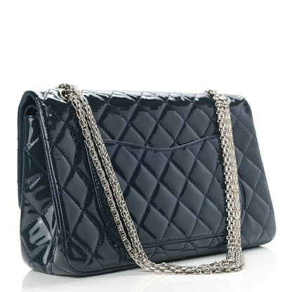 Chanel Patent Quilted 2.55 Reissue 227 Flap Dark Blue 3 of 16