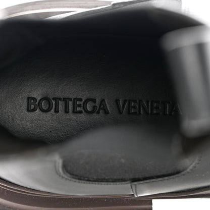 Bottega Veneta Calfskin Mens The Tire Chelsea Boots 42 Black Camping 7 of 19