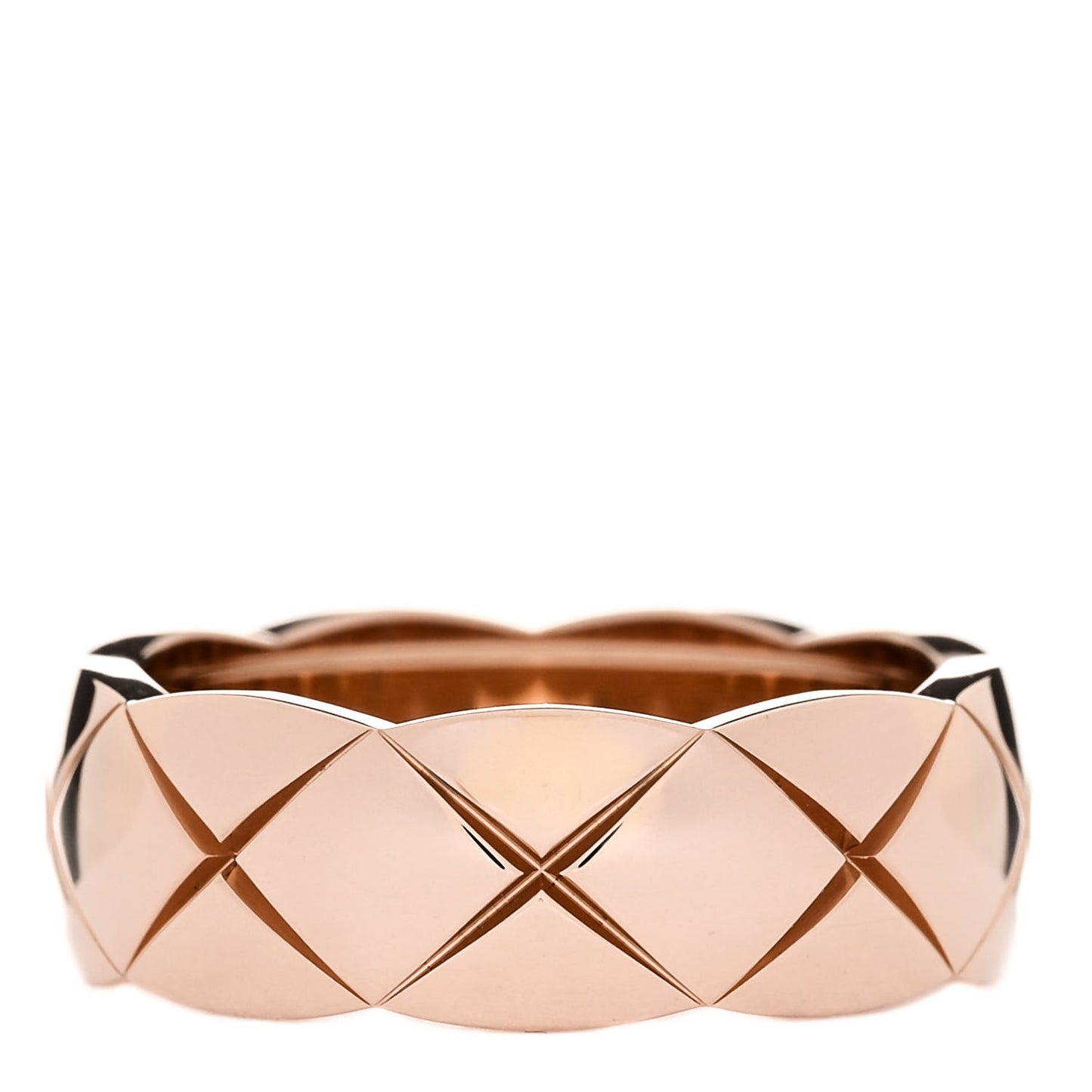 18K Beige Gold Small Coco Crush Ring 53 6.5