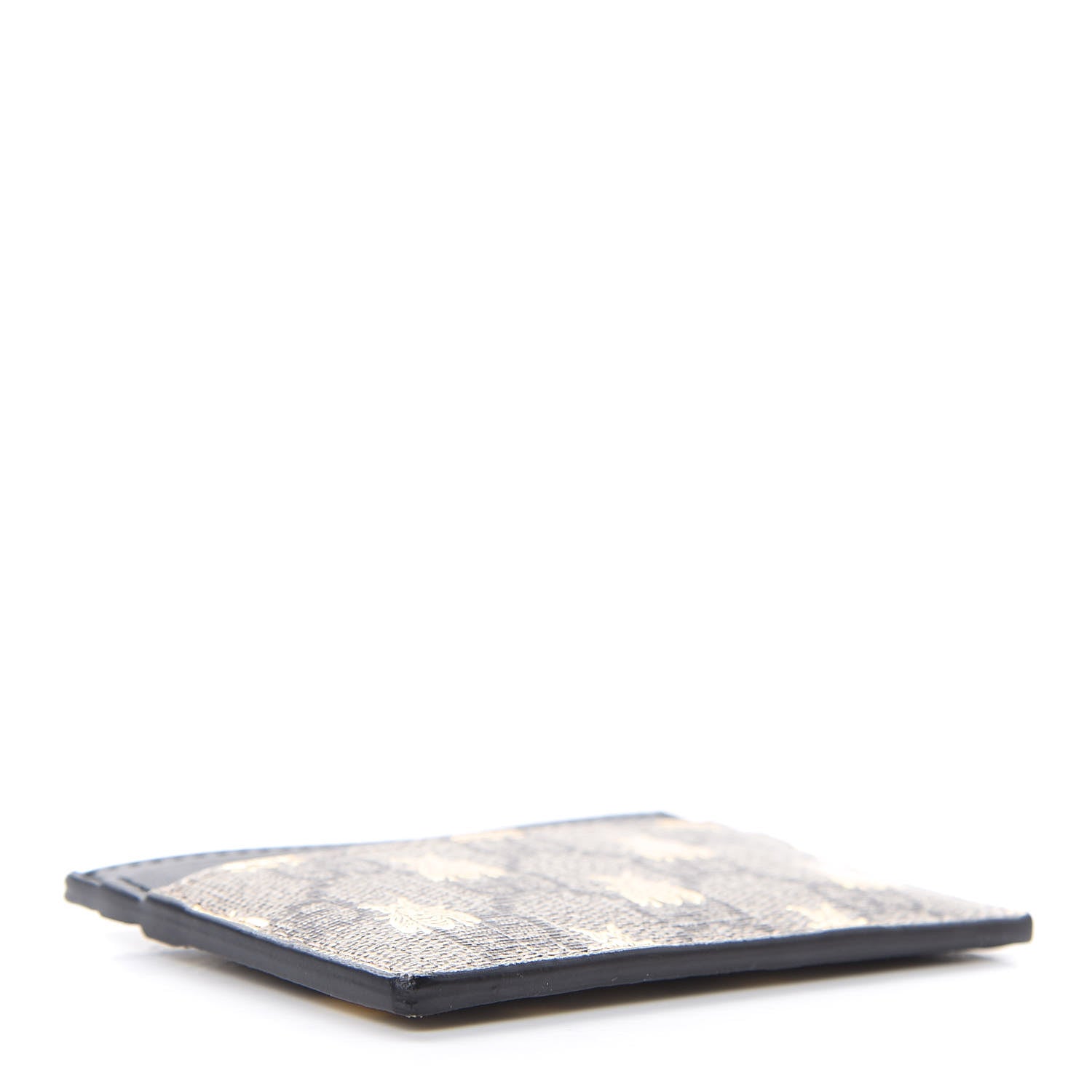 Gucci GG Supreme Monogram Bees Card Holder Black 4 of 7