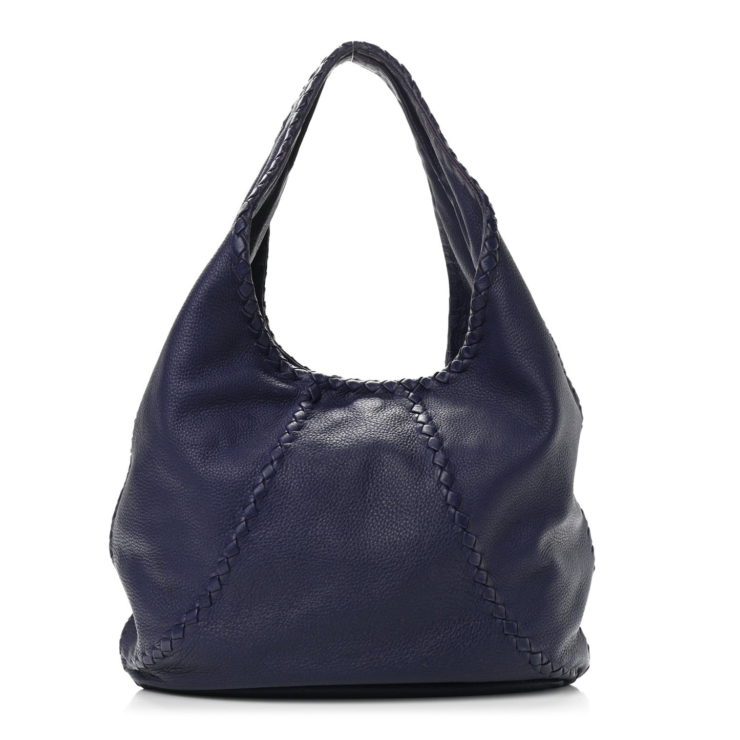 Cervo Deerskin Large Hobo Denim