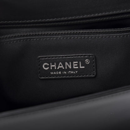 Chanel Lambskin Quilted Large Boy Flap Black 8 of 12