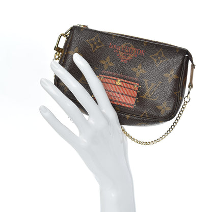 Louis Vuitton Monogram Trunks and Locks Mini Pochette Accessories 2 of 12