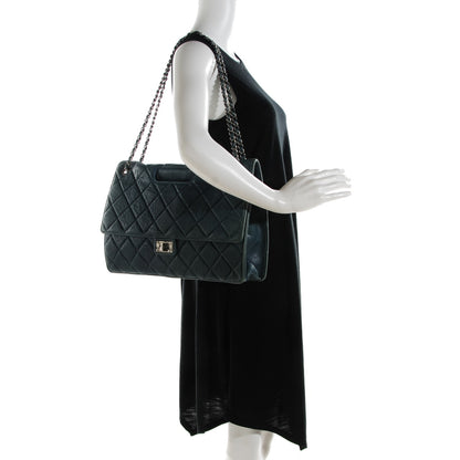 Chanel Washed Lambskin Quilted Maxi Take Away Flap Turquoise 2 of 8