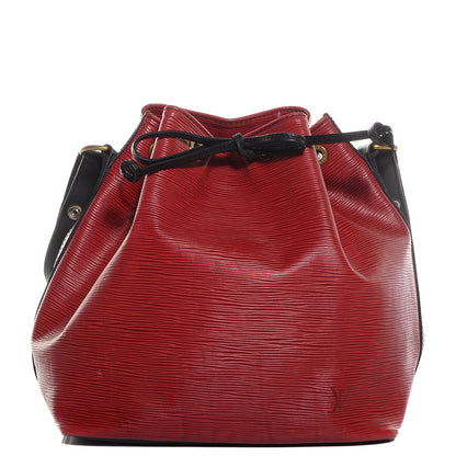 Louis Vuitton Epi Petit Noe Red Black 1 of 8