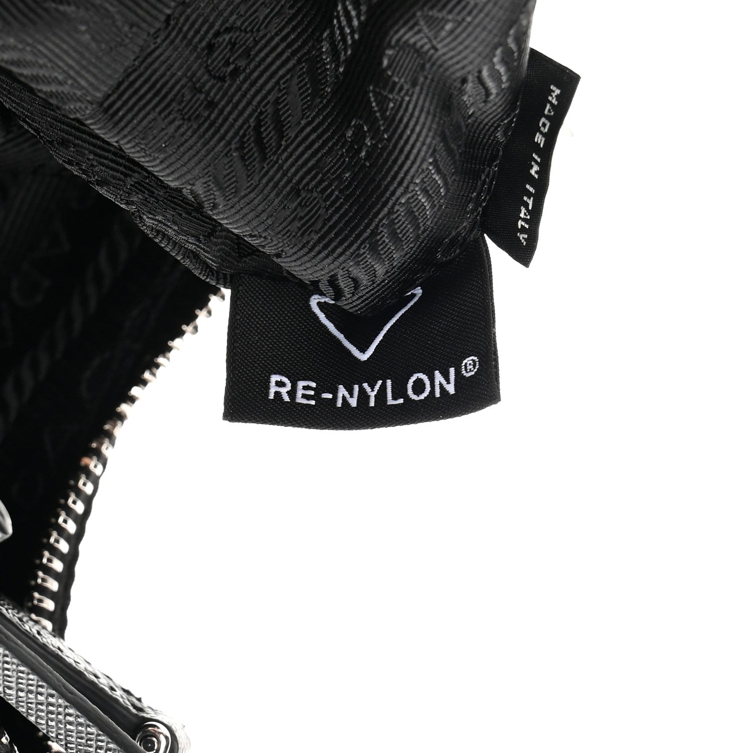 Prada Tessuto Nylon Saffiano Mini Re-Edition 2005 Bag Black 8 of 16