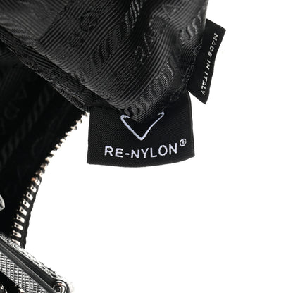 Prada Tessuto Nylon Saffiano Mini Re-Edition 2005 Bag Black 8 of 16