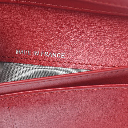 Chanel Caviar Timeless CC Zipped Pocket Wallet Red 8 of 15