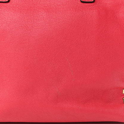 Valentino Garavani Vitello Rockstud Double Handle Tote Deep Rose 8 of 17