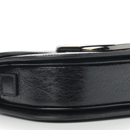 Valentino Garavani Brushed Calfskin Supervee Shoulder Bag Black 8 of 9