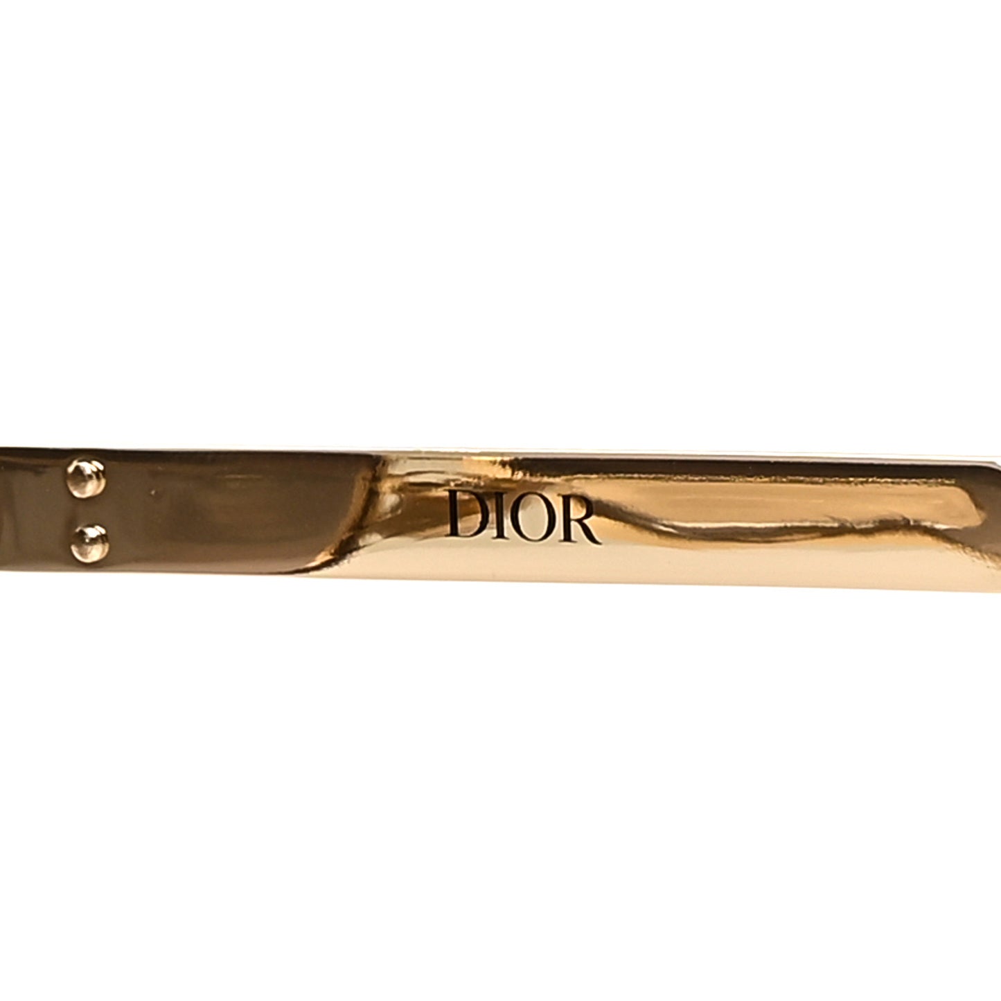 DiorCannage A1U Metal Sunglasses Gold