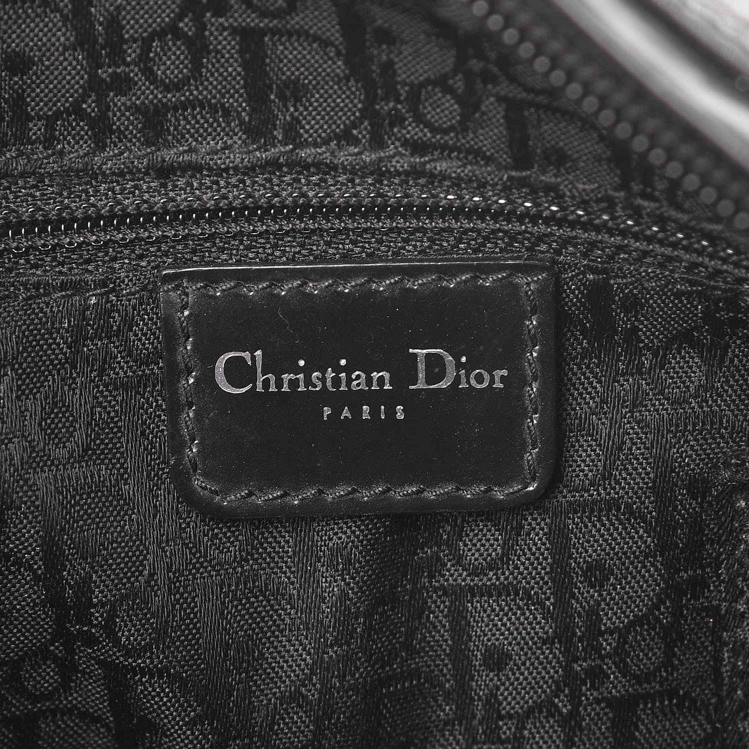 Christian Dior Calfskin Gambler Dice Bowler Black 6 of 12