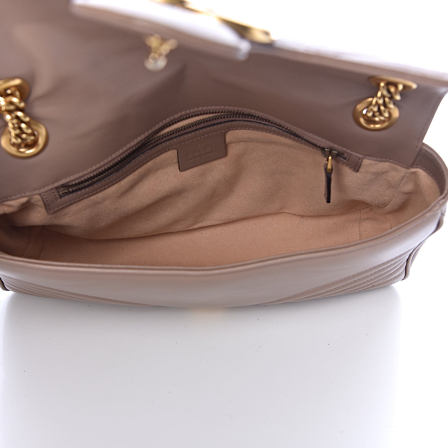 Calfskin Matelasse Medium GG Marmont Shoulder Bag Porcelain Rose