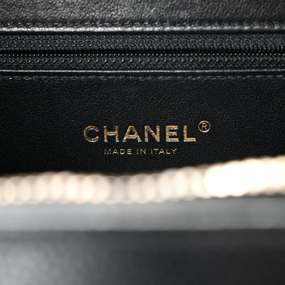 Chanel Caviar Quilted Medium CC Filigree Vanity Case Black 6 of 10