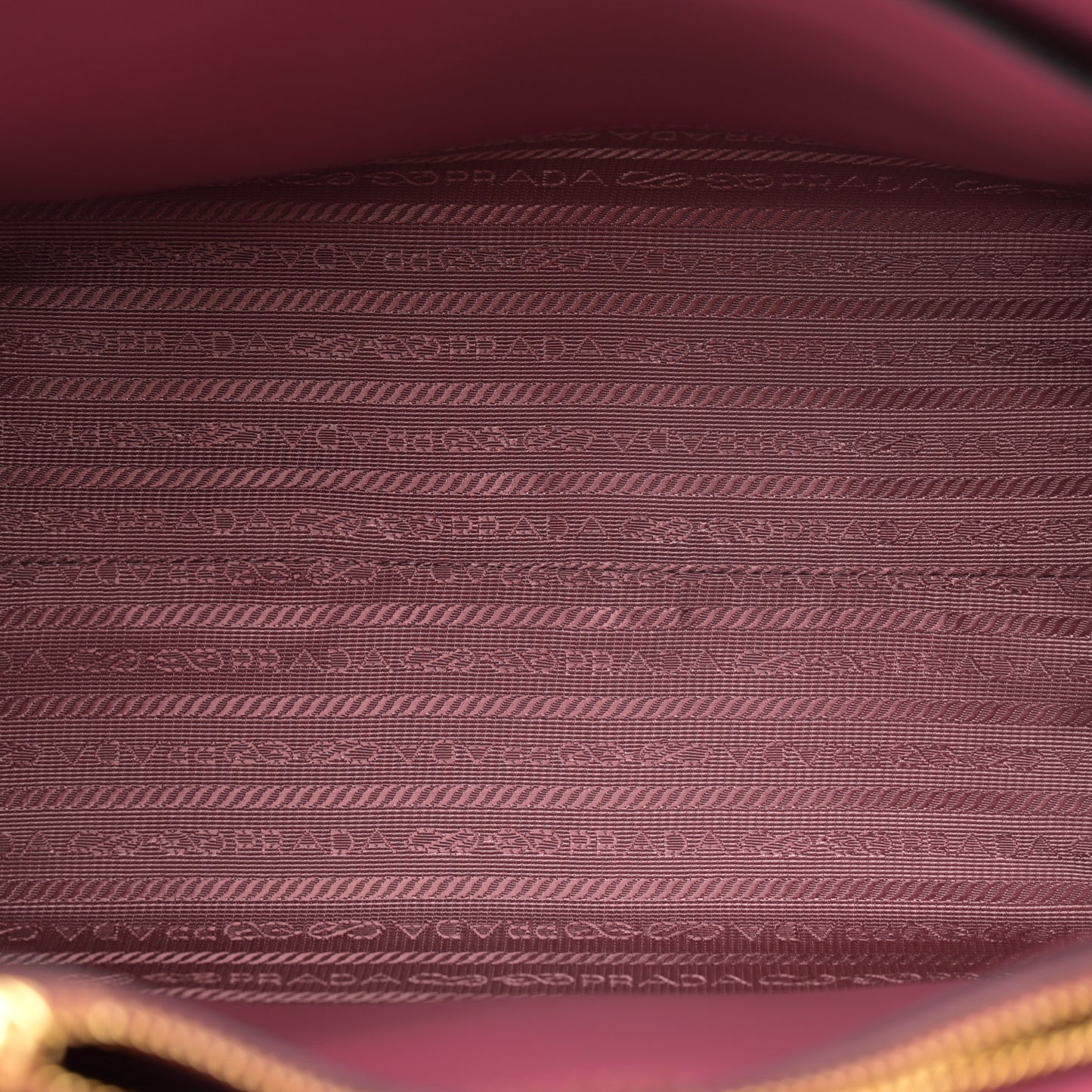 Saffiano Cuir Calfskin Small Monochrome Top Handle Tote Bruyere