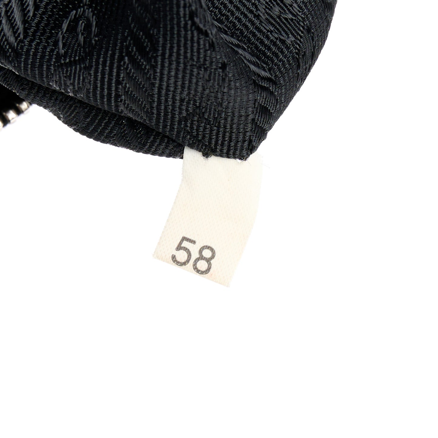 Tessuto Nylon Calfskin Flat Messenger Bag Black