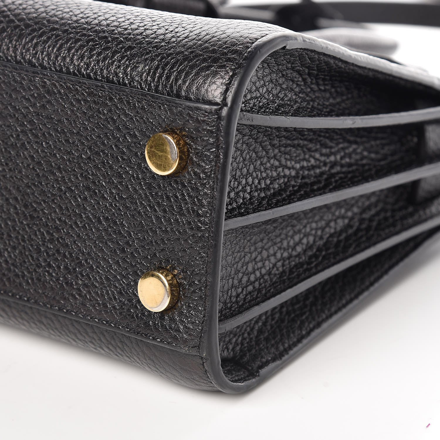 Saint Laurent Grained Calfskin Nano Sac De Jour Black 9 of 12