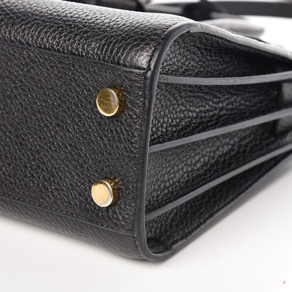 Saint Laurent Grained Calfskin Nano Sac De Jour Black 9 of 12