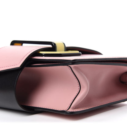 Prada City Calf Plex Ribbon Bag Pesco Giallo 7 of 9