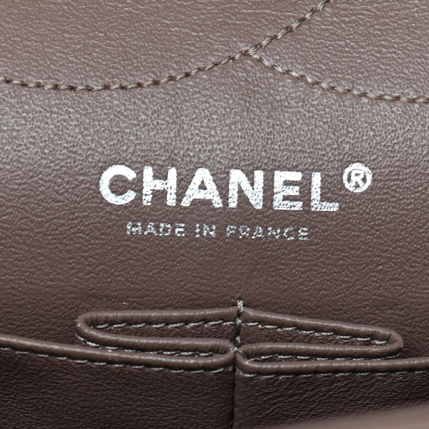 Aged Calfskin Quilted 2.55 Reissue 227 Flap Brown