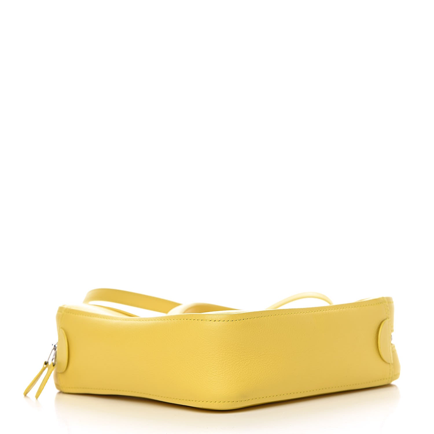 Balenciaga Shiny Day Calfskin Logo XS Triangle Duffle Jaune Black 4 of 10