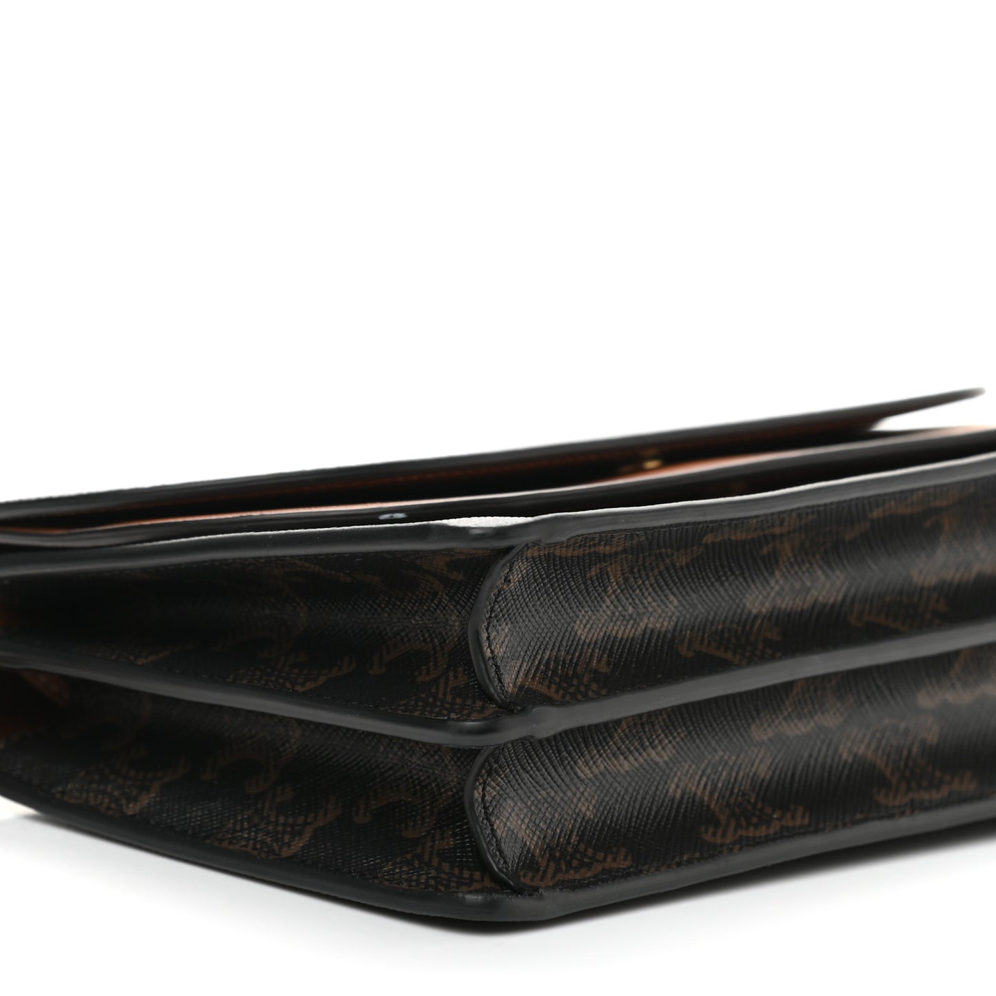 Triomphe Canvas Lambskin Wallet On Strap Tan