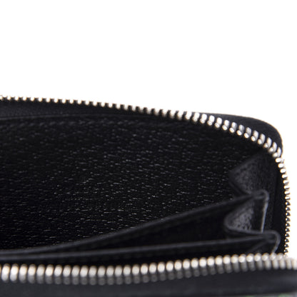 Gucci GG Supreme Monogram Psychedelic Zip Around Card Case Wallet Black 8 of 9