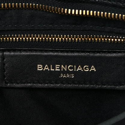 Balenciaga Chevre Gold Metallic Edge Hardware City Black 6 of 9