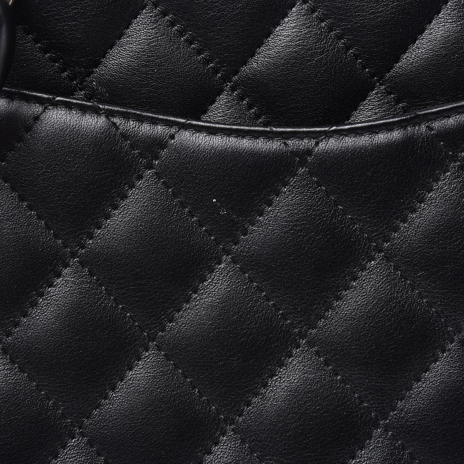 Chanel Calfskin Quilted Large Cambon Multipocket Reporter Black White 10 of 10