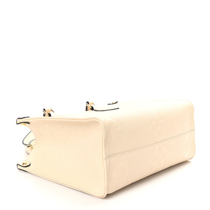 Louis Vuitton Empreinte Monogram Giant Onthego PM Cream Beige 4 of 8