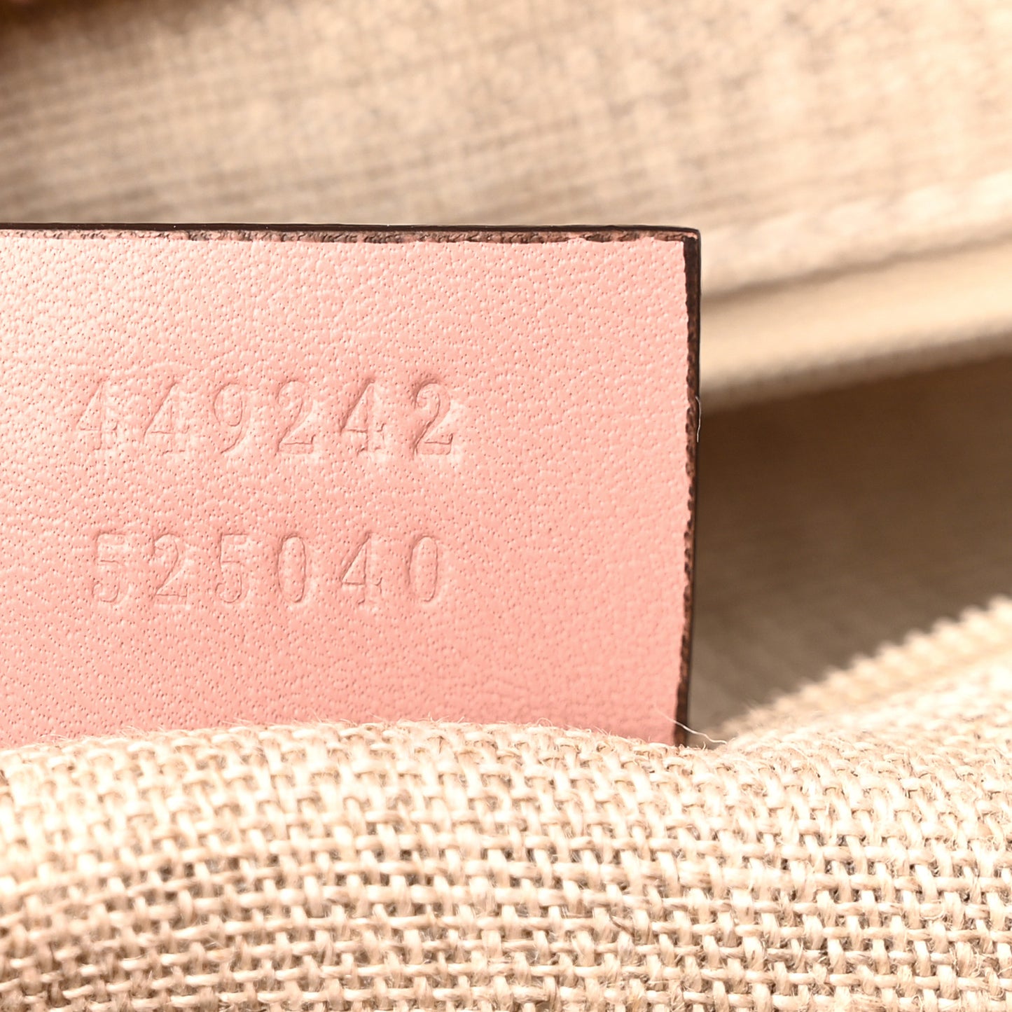 Microguccissima Bree Zippered Tote Soft Pink