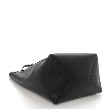 Celine Soft Grained Calfskin Medium Belt Cabas Phantom Black 4 of 11