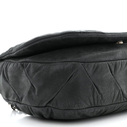 Chanel Iridescent Calfskin Glint Flap Black 9 of 12