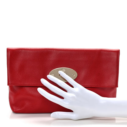 Mulberry Shiny Goat Clemmie Clutch Red 2 of 10