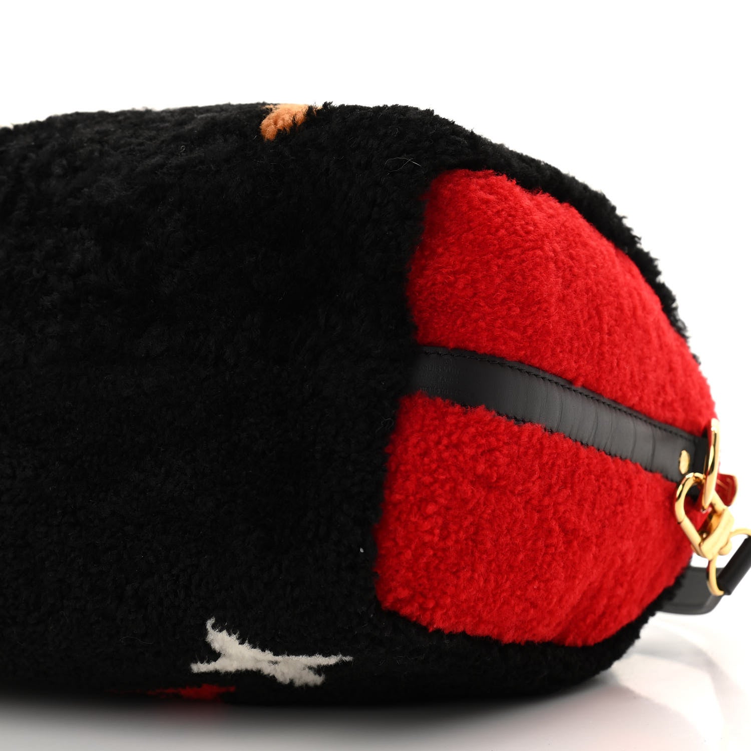 Louis Vuitton Monogram Teddy Speedy Bandouliere 25 Red 9 of 10
