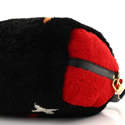 Louis Vuitton Monogram Teddy Speedy Bandouliere 25 Red 9 of 10