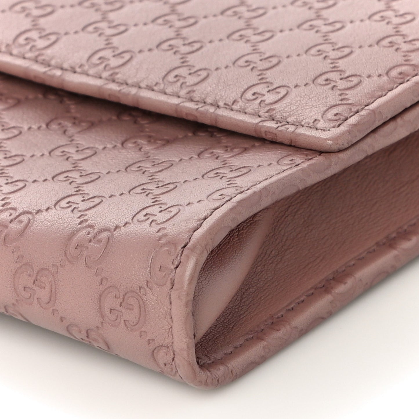 Microguccissima Travel Document Case Pink