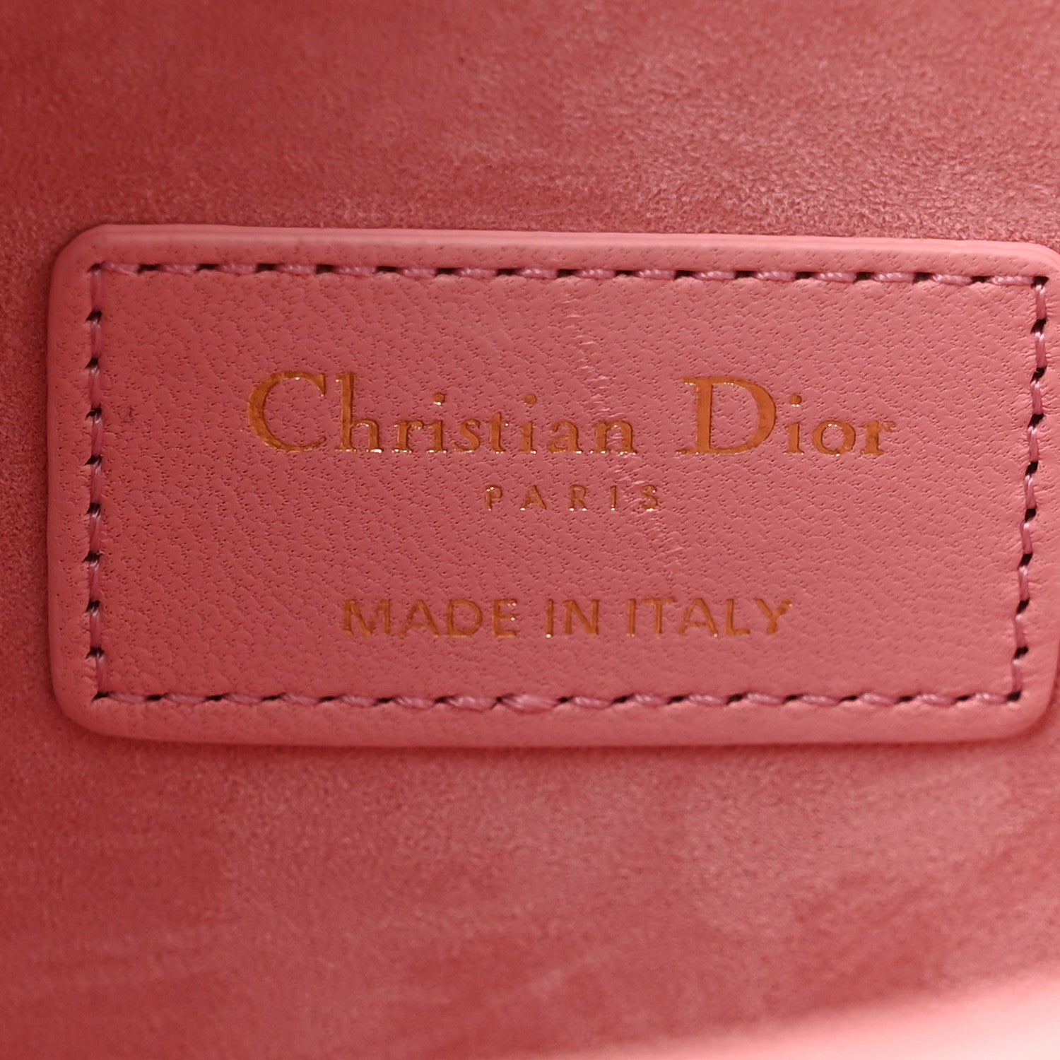 Christian Dior Lambskin Cannage Medium Lady D-Joy Light Pink 6 of 11