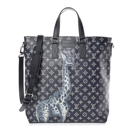 Louis Vuitton Savane Monogram Chapman Atlas Tote Ink 1 of 11