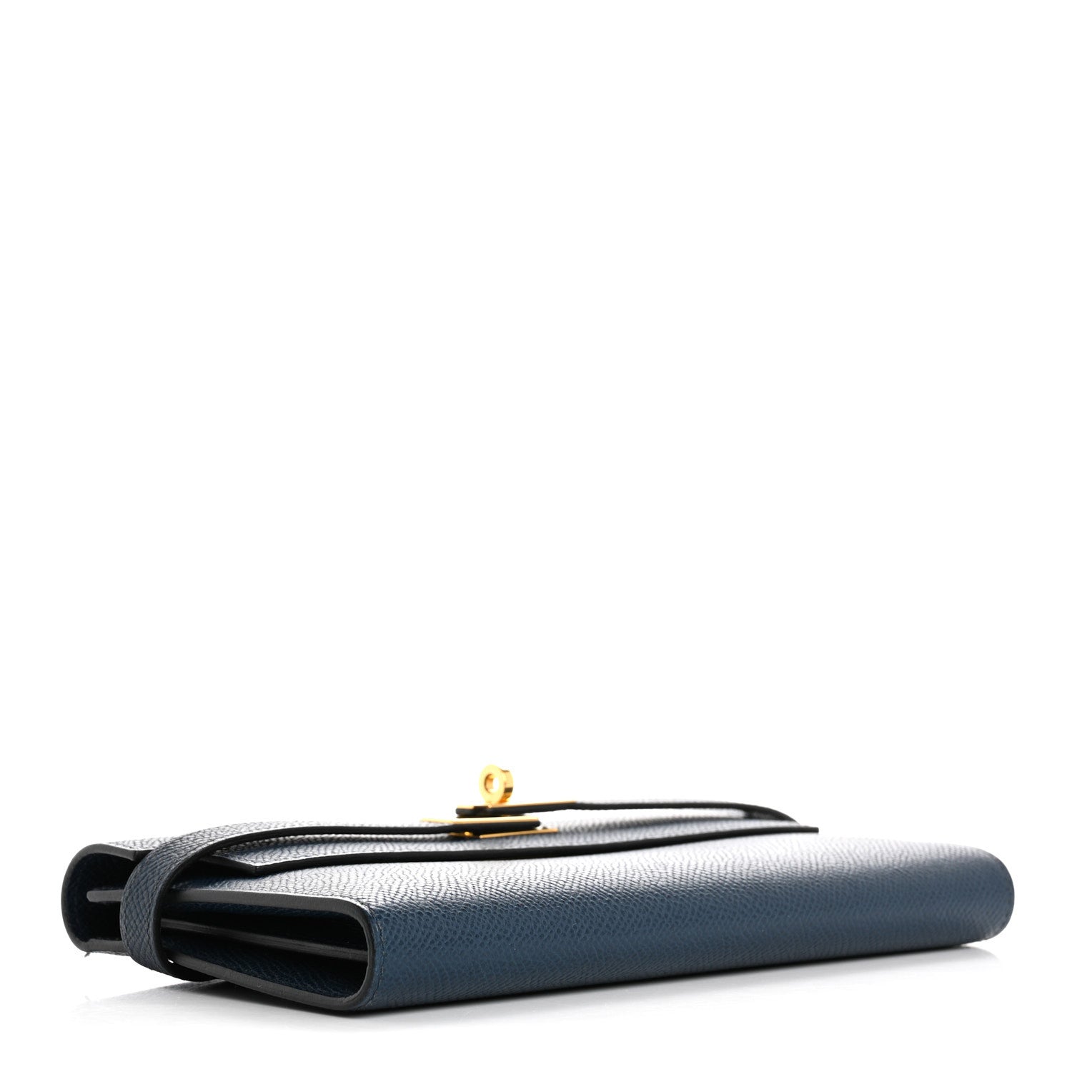 Hermes Epsom Kelly Longue Wallet Bleu de Prusse 4 of 13