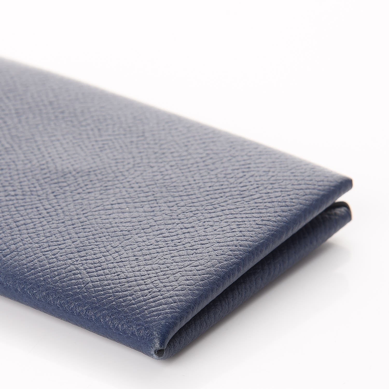 Hermes Epsom Calvi Card Case Bleu Saphir 10 of 12