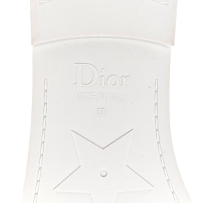 Christian Dior Technical Stretch Fabric Etoile Dio(r)evolution Slide Sandals 37 White Gold 6 of 8