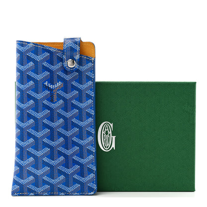Goyard Goyardine Montmartre Glasses Case GM Sky Blue 7 of 7