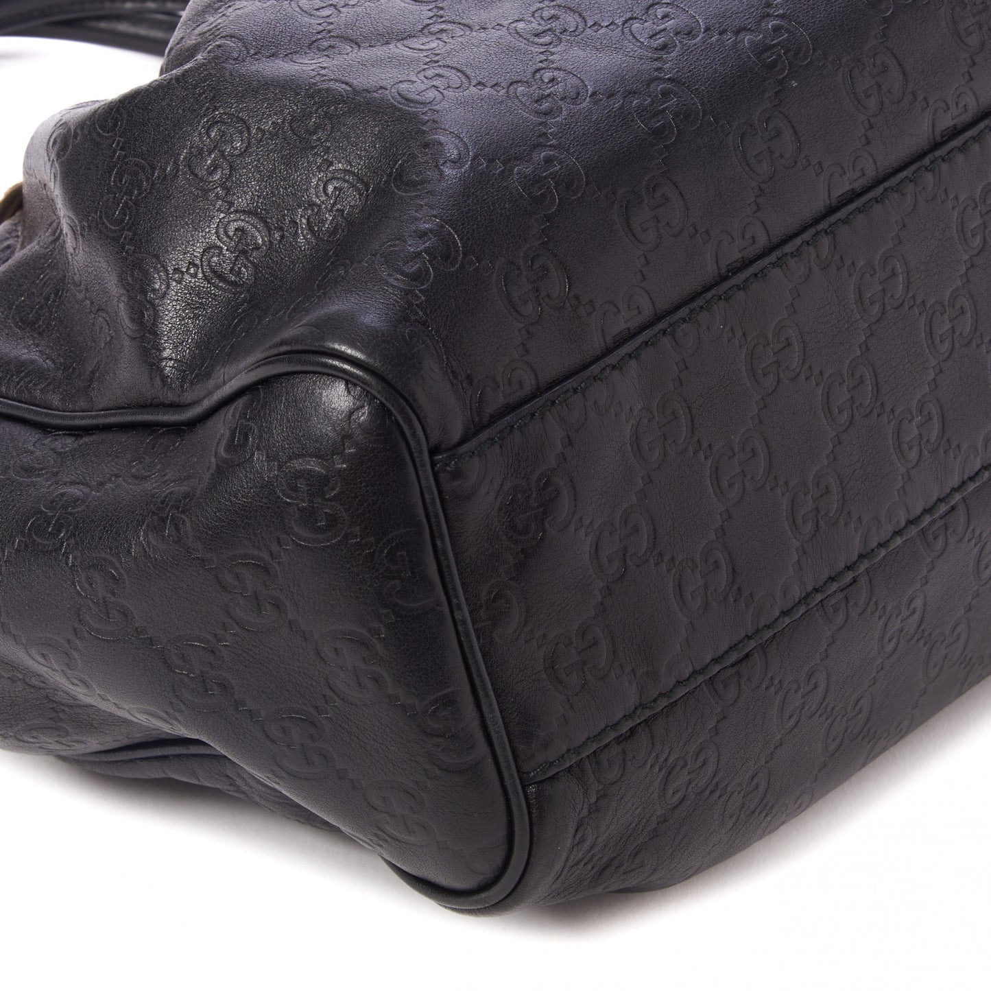 Guccissima Medium Sukey Tote Black