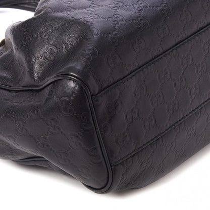 Gucci Guccissima Medium Sukey Tote Black 6 of 9